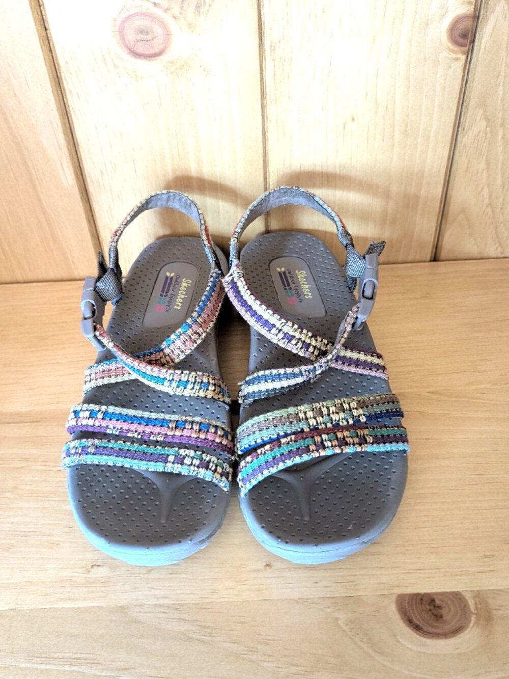 Skechers Reggae sew Me boho Outdoor Lifestyle Slingback Sandals, Women's 7